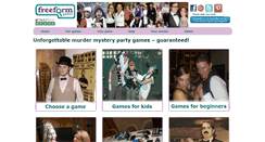 Desktop Screenshot of freeformgames.com